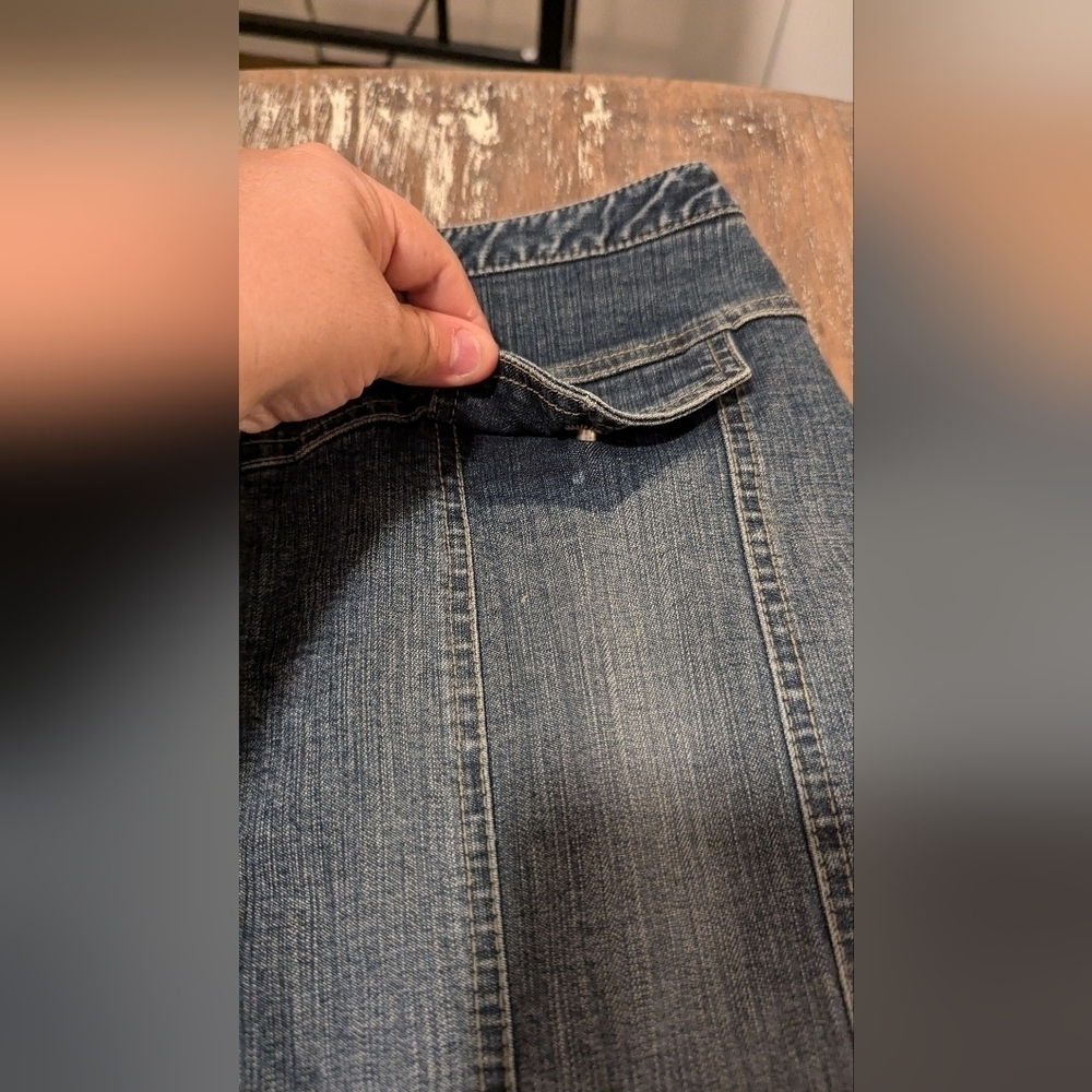 I.N.C‎ International Concepts Jean Skirt Size 6 - Picture 9 of 14